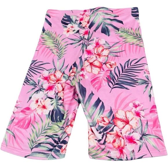 Fashion Nova Pink Tropical Bike Short Set - Picture 12 of 16